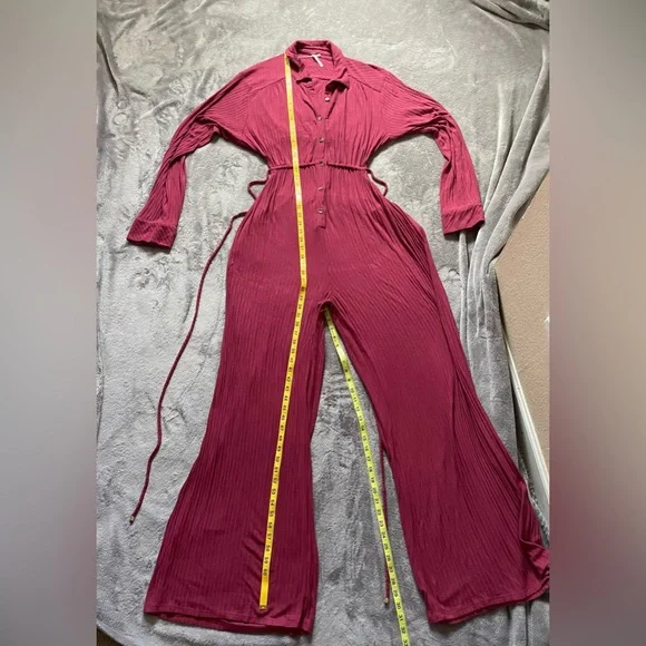 Free People Elai one piece Jumpsuit size Lg - Picture 6 of 10